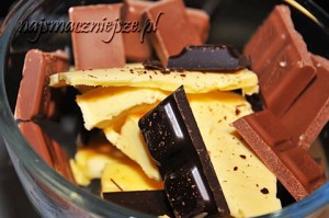 Pokruszona czekolada z masłem - sernik
