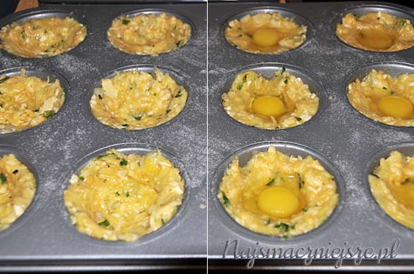 Muffiny z jajkami