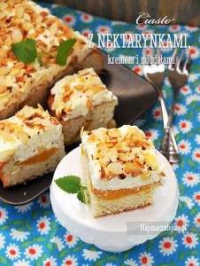 Ciasto z owocami i kremem