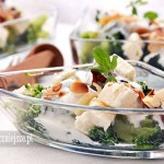 Sałatka z brokułem i serem feta