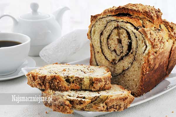 Babka drożdżowa z czekoladą 