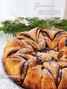 Ciasto drożdżowe z czekoladą